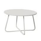 Table basse de jardin en acier galvanisé Made in Italy - Brienne Viadurini