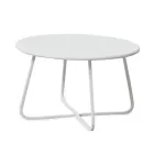 Table basse de jardin en acier galvanisé Made in Italy - Brienne Viadurini