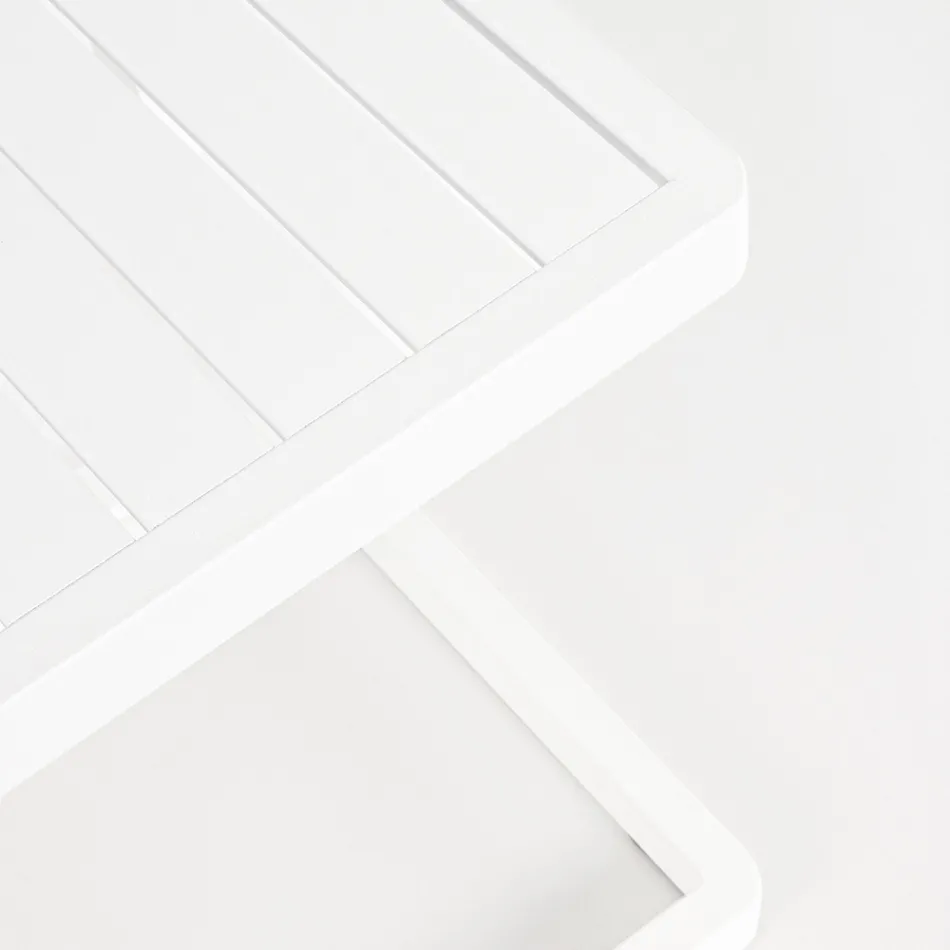 Table basse de jardin en aluminium peint, Homemotion, 2 pièces - Rodric Viadurini