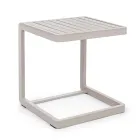 Table basse de jardin en aluminium peint, Homemotion, 2 pièces - Rodric Viadurini