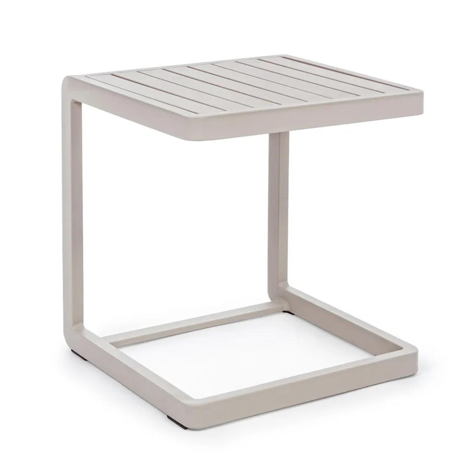 Table basse de jardin en aluminium peint, Homemotion, 2 pièces - Rodric Viadurini