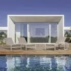 Table basse de jardin en aluminium peint, Homemotion, 2 pièces - Rodric Viadurini