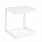 Table basse de jardin Homemotion en aluminium peint, 2 pièces - Rodric Viadurini