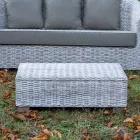 Table basse de jardin en fibre naturelle par Kubù - Isildur Viadurini