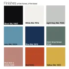 Table basse de jardin en Hpl et métal peint Made in Italy - Guerrino Viadurini