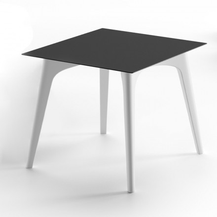 Table basse de jardin en HPL et polyéthylène Made in Italy - Rizia Viadurini