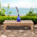 Table basse de jardin en bois de teck naturel - Artes