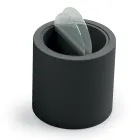 Table basse de jardin en polyéthylène avec conteneur Made in Italy - Stracco Viadurini