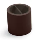 Table basse de jardin en polyéthylène avec conteneur Made in Italy - Stracco Viadurini