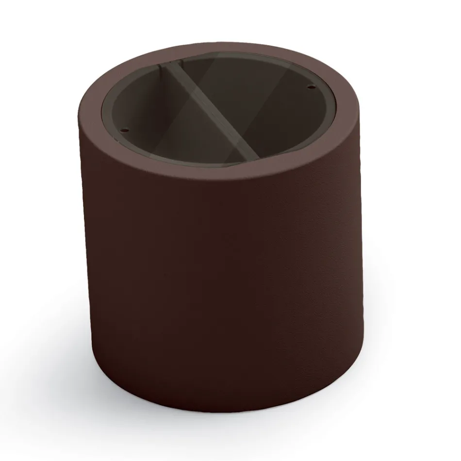 Table basse de jardin en polyéthylène avec conteneur Made in Italy - Stracco Viadurini