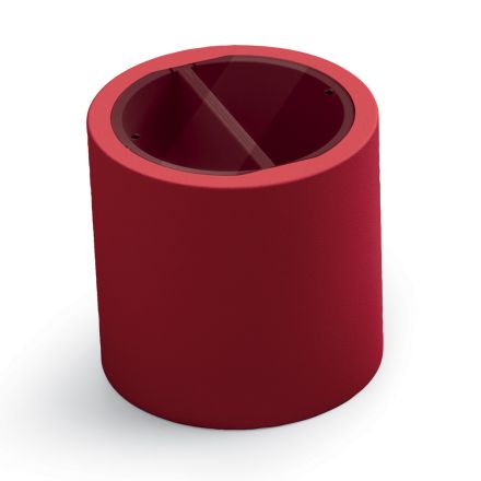 Table basse de jardin en polyéthylène avec conteneur Made in Italy - Stracco Viadurini