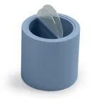 Table basse de jardin en polyéthylène avec conteneur Made in Italy - Stracco Viadurini