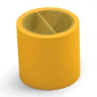 Table basse de jardin en polyéthylène avec conteneur Made in Italy - Stracco Viadurini