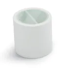 Table basse de jardin en polyéthylène avec conteneur Made in Italy - Stracco Viadurini