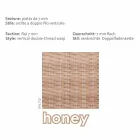 miel polyéthylène basse de jardin Cooper tissés à la main Viadurini