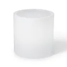 Table basse de jardin lumineuse en polyéthylène blanc Made in Italy - Derti Viadurini