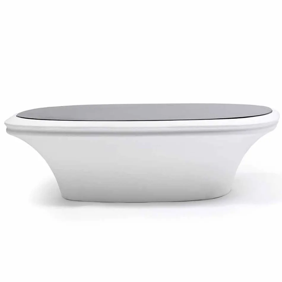 Table de jardin Ufo moderne 100x100 cm de Vondom, en polyéthylène Viadurini