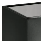 Table basse de jardin carrée en polyéthylène coloré Made in Italy - Noemi Viadurini