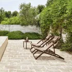 Table basse de jardin ronde en aluminium peint - Bahia by Varaschin Viadurini