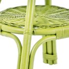 Table basse de jardin ronde en rotin design, diamètre 52 cm - Favolizia Viadurini