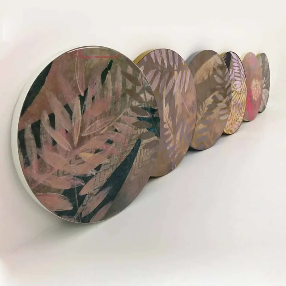 Table basse intérieure ou extérieure avec structure métallique fabriquée en Italie - Carim Viadurini