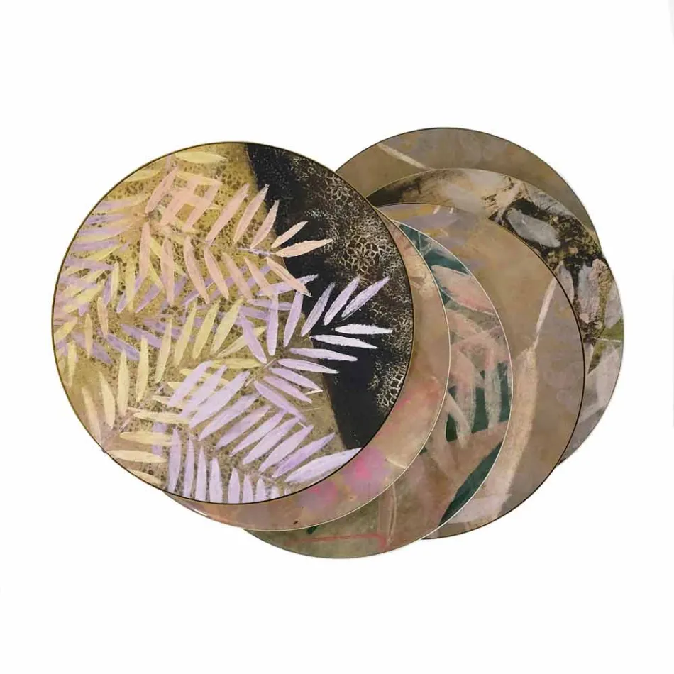 Table basse intérieure ou extérieure avec structure métallique fabriquée en Italie - Carim Viadurini