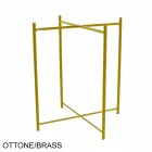 Table basse intérieure ou extérieure avec structure métallique fabriquée en Italie - Carim Viadurini