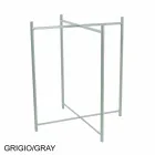 Table basse intérieure ou extérieure avec structure métallique fabriquée en Italie - Carim Viadurini