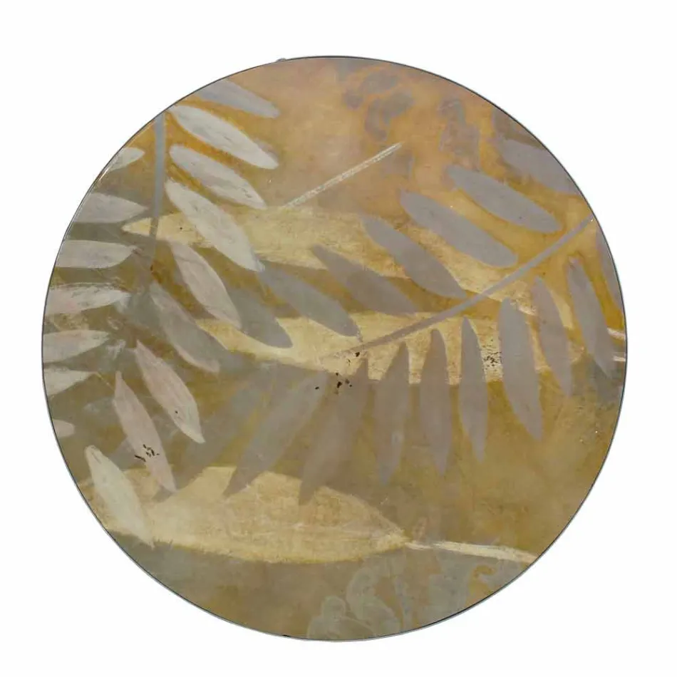 Table basse intérieure ou extérieure avec structure métallique fabriquée en Italie - Carim Viadurini