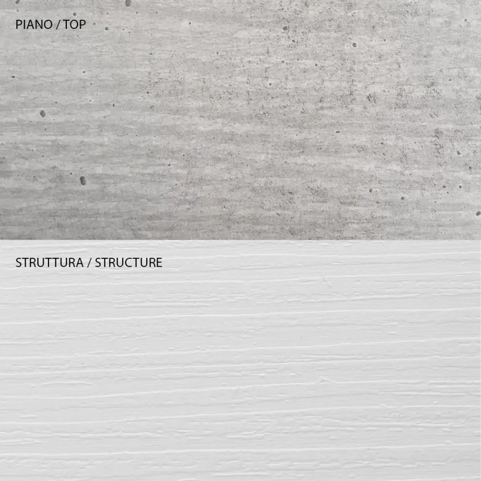 Table basse avec conteneur en bois - Scandio Viadurini