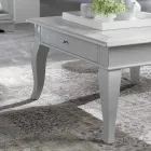 Table basse avec parties massives en Ay - ous et Linden Made in Italy - Era Viadurini