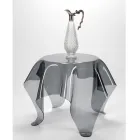 Table basse avec plateau et base en plexiglas Made in Italy - Brento Viadurini