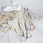 Table basse avec plateau et base en plexiglas Made in Italy - Brento Viadurini