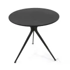 Table basse avec plateau rond en grès cérame Made in Italy - Siste Viadurini
