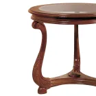 Table basse avec plateau en verre fabriquée en Italie - Sedna Viadurini