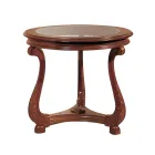 Table basse avec plateau en verre fabriquée en Italie - Sedna Viadurini