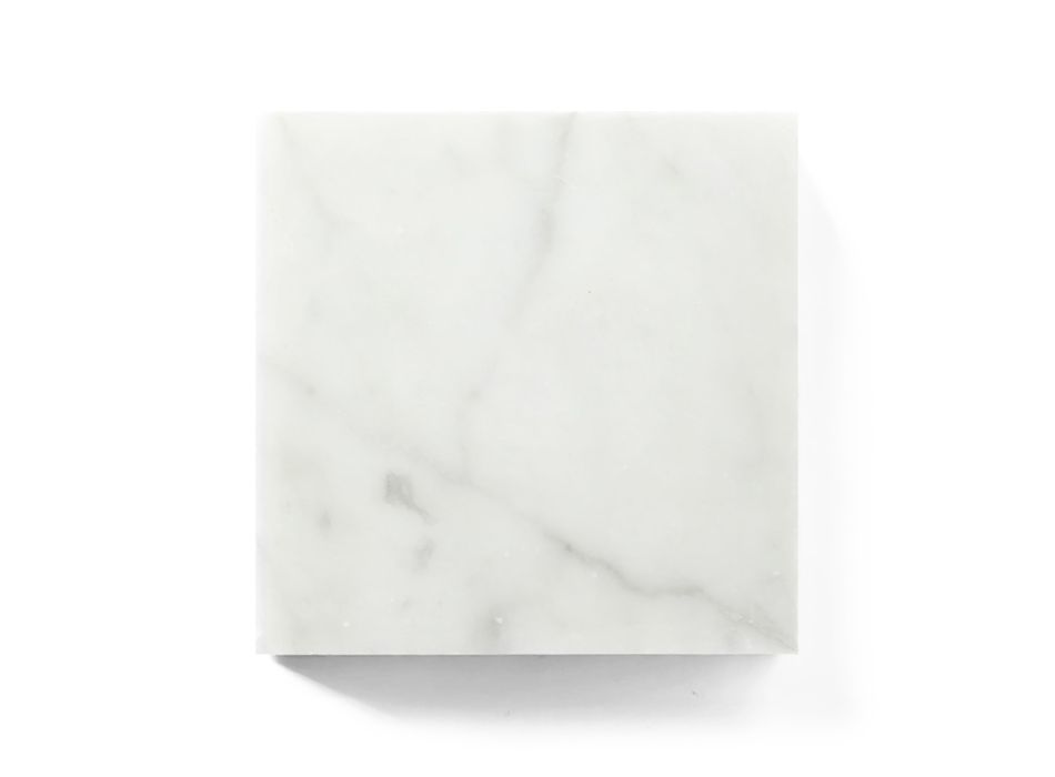 Table basse avec plateau carré en marbre Made in Italy - Makino Viadurini