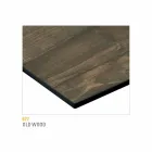 Table basse avec plateau rond en HPL laminé Made in Italy - Mina Viadurini