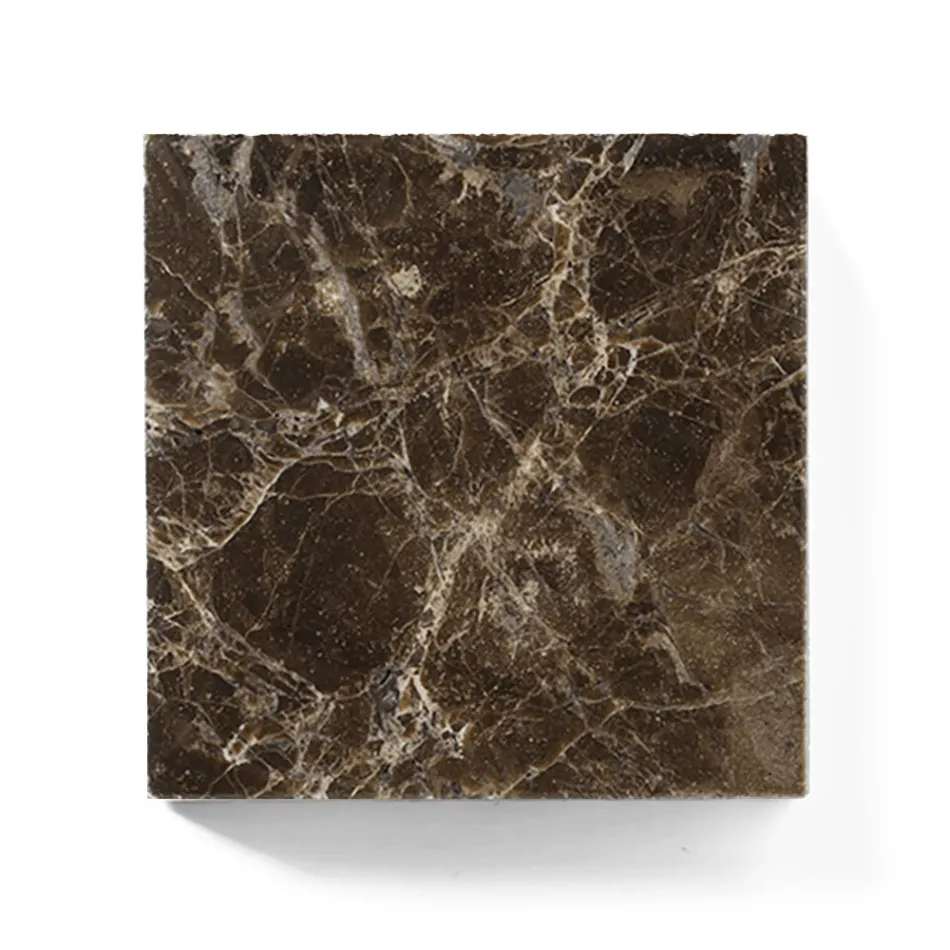 Table basse avec plateau rond en marbre Made in Italy - Makino Viadurini