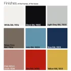 Table basse avec plateau rond en marbre Made in Italy - Makino Viadurini