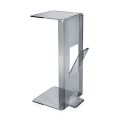 Table basse avec porte-revues en plexiglas fabriquée en Italie - Belle