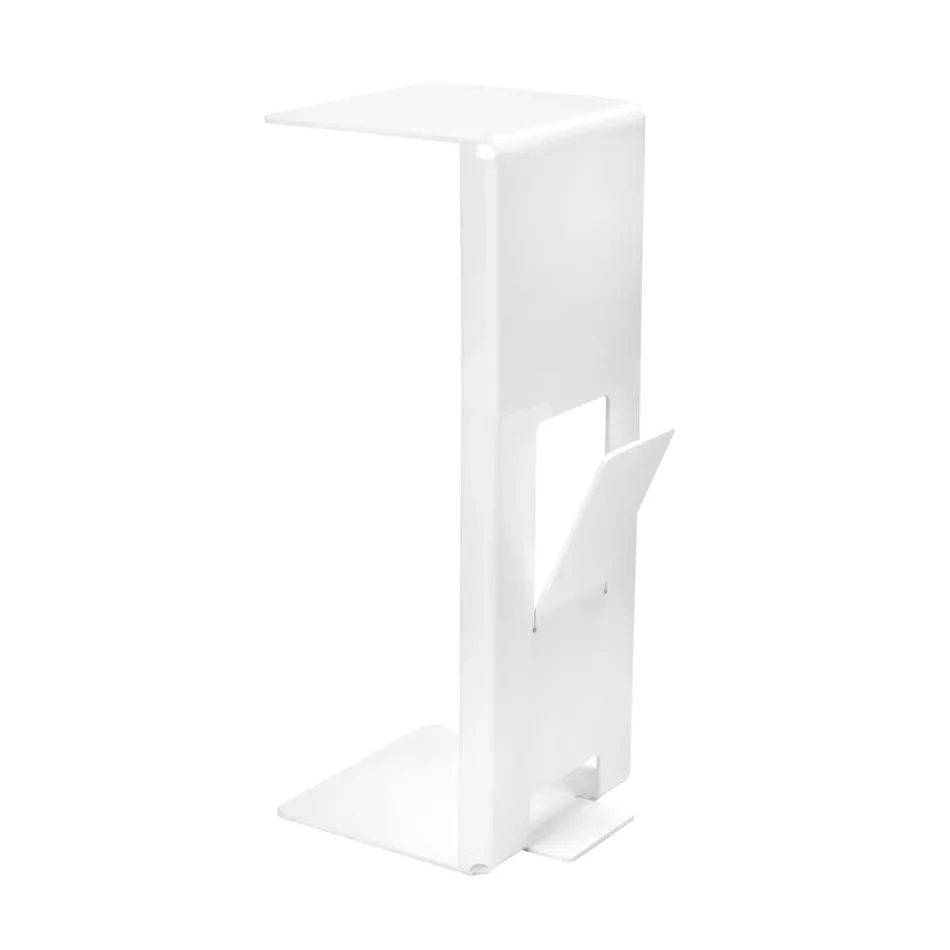 Table basse avec porte-revues en plexiglas fabriquée en Italie - Belle Viadurini