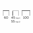 Table basse design avec 2 plateaux ronds en grès Made in Italy - Stockholm Viadurini