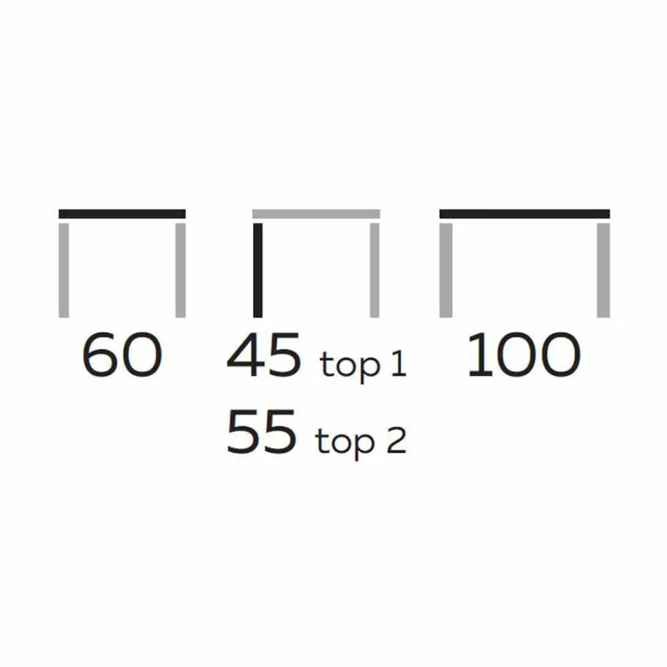 Table basse design avec 2 plateaux ronds en grès Made in Italy - Stockholm Viadurini