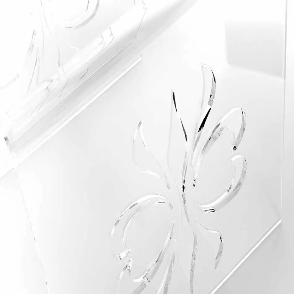 Table basse design en plexiglass transparent Mandas Viadurini