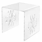 Table basse design en plexiglass transparent Mandas Viadurini