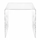 Table basse design en plexiglass transparent Mandas Viadurini