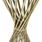 Table Basse en Fer Doré avec Plateau Miroir - Abricot Viadurini