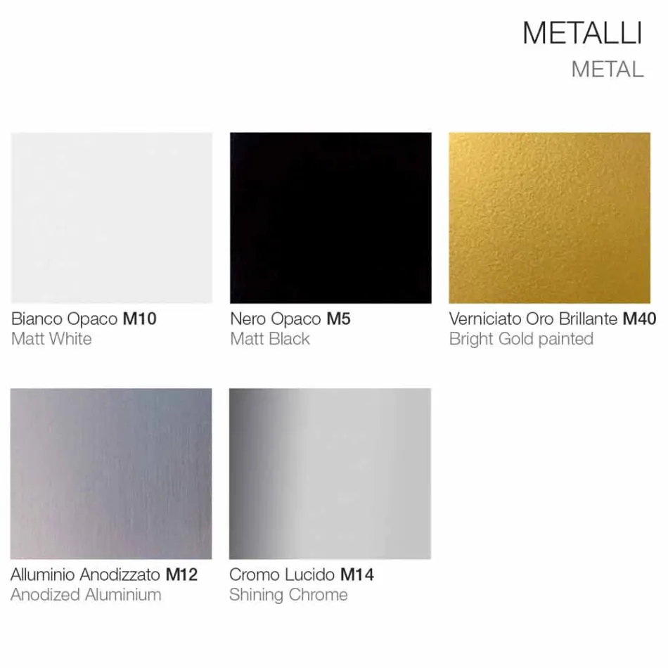 Table basse en cristal extra-clair et métal Made in Italy - Livigno Viadurini