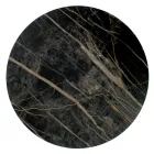 Table basse en grès avec base en acier Made in Italy - Aspira Viadurini